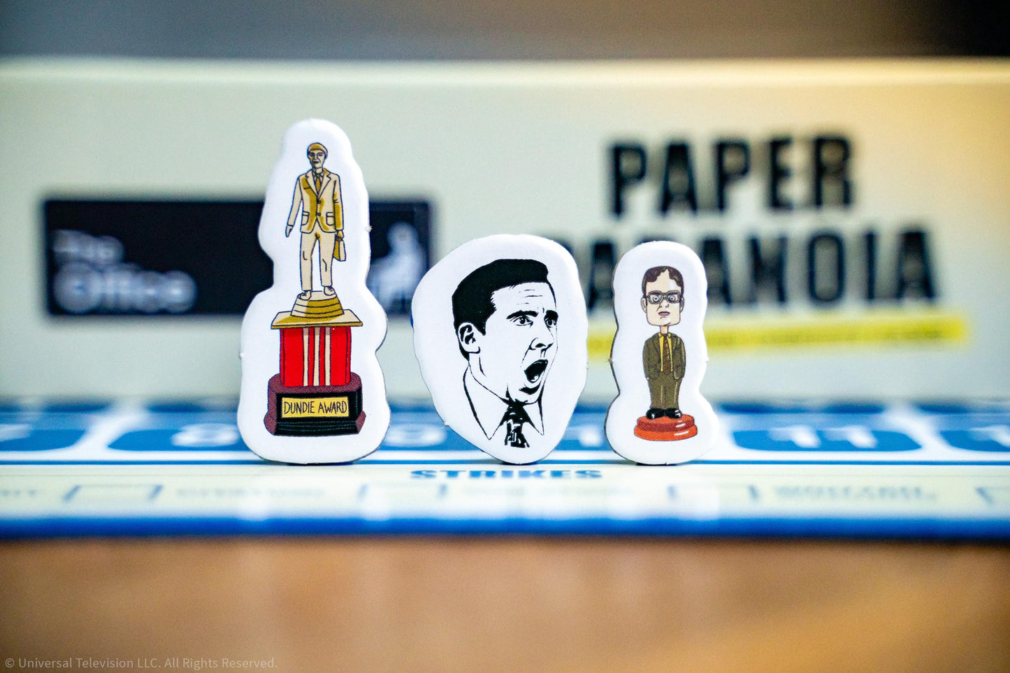 The Office: Paper Paranoia Board Game, Social Deduction Game Set in Dunder Mifflin’s Scranton Branch, Bluff, Sabotage & Complete Tasks to Win the Turf