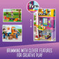 LEGO Friends Main Street Building, Heartlake City Café & Hair Salon 41704, Modular Building Toy Doll House for Pretend Play Fun with Shops, Hair Salon
