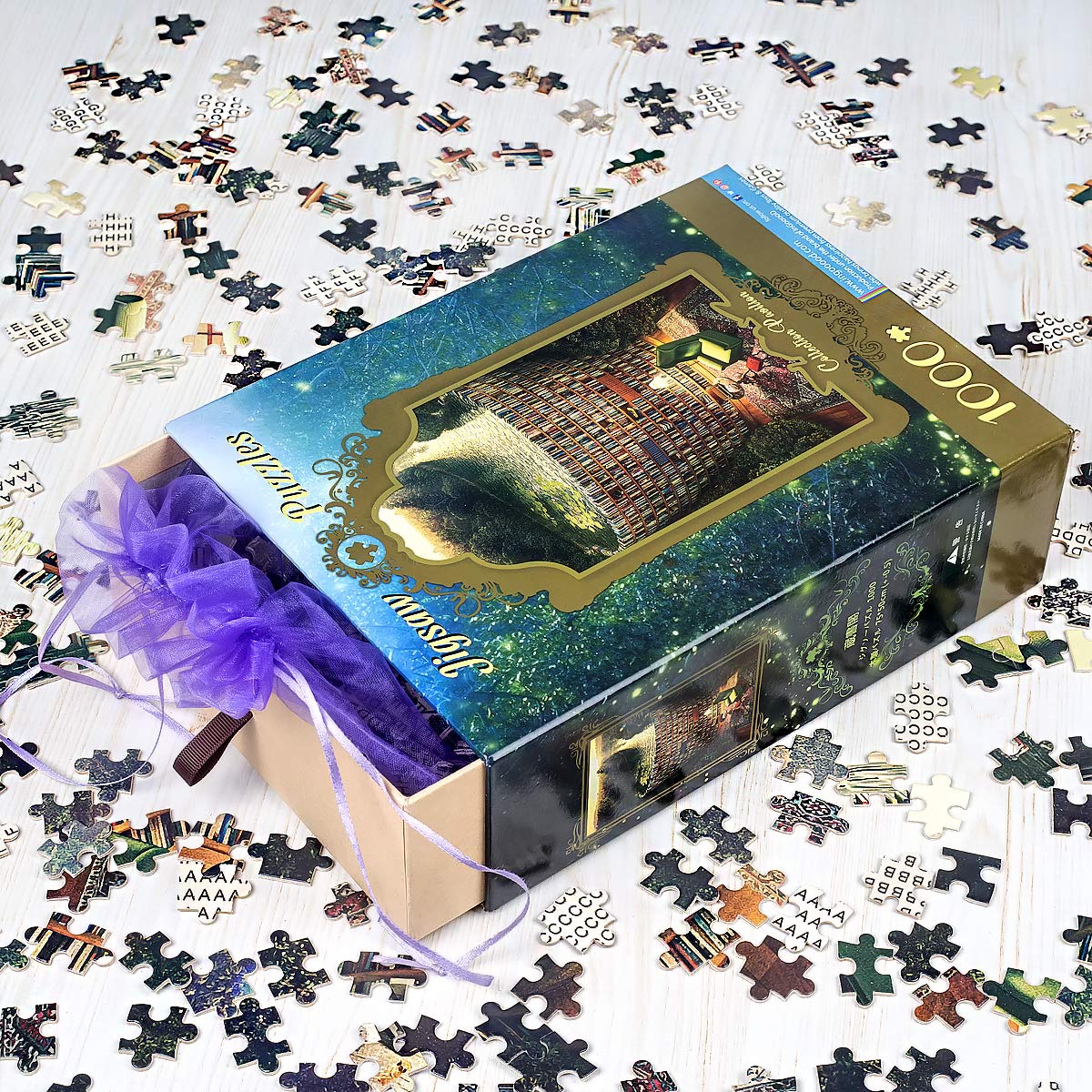 Ingooood- Jigsaw Puzzles 1000 Pieces for Adults- Fantasy Series- Collection Pavilion_IG-0292 Entertainment Toys for Adult Special Graduation or