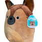 KellyToy Squishmallow 12” Mario The German Shepard Puppy Dog Plush Pillow