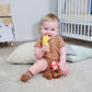 Simba Toys My Mario Baby Plush Rattle 6-Inch Mushroom Grab Toy for Infants