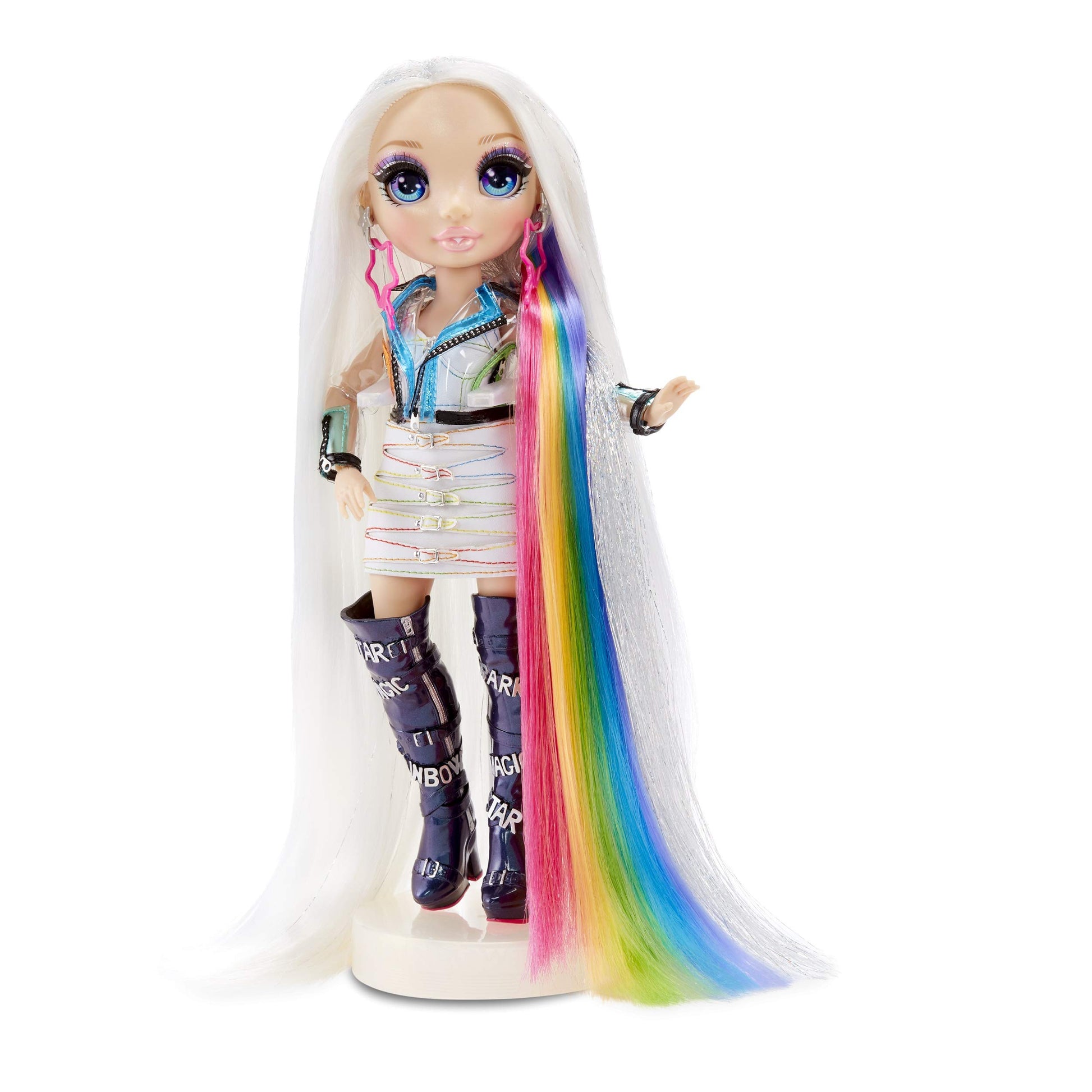 Rainbow High Hair Studio - Create Rainbow Hair with Exclusive Doll, Extra - Long Washable Hair Color & Complete Doll Clothes and Accessories- Fun