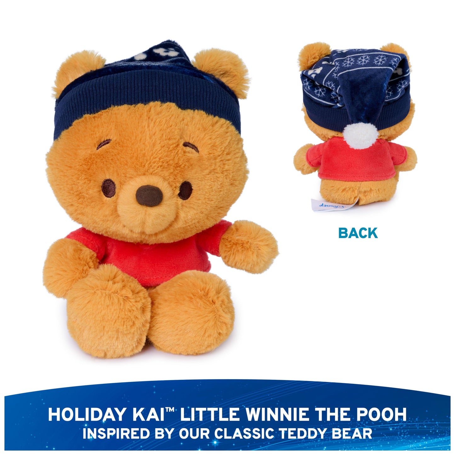 GUND Disney Winnie the Pooh Kai Bear Plush with Winter Outfit for Ages 1+