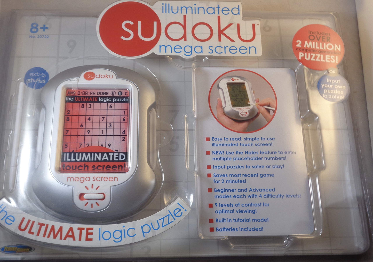 Sudoku Mega Screen - Illuminated Electronic Mega screen