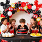 125 Balloon Garland Arch Kit Cartoon Mini Mouse Birthday Decor