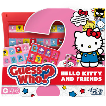 Hasbro Gaming Guess Who? Hello Kitty and Friends Edition Game | Officially Licensed Sanrio Games for Kids | 2 Players | 15 Mins. | Travel Friendly |