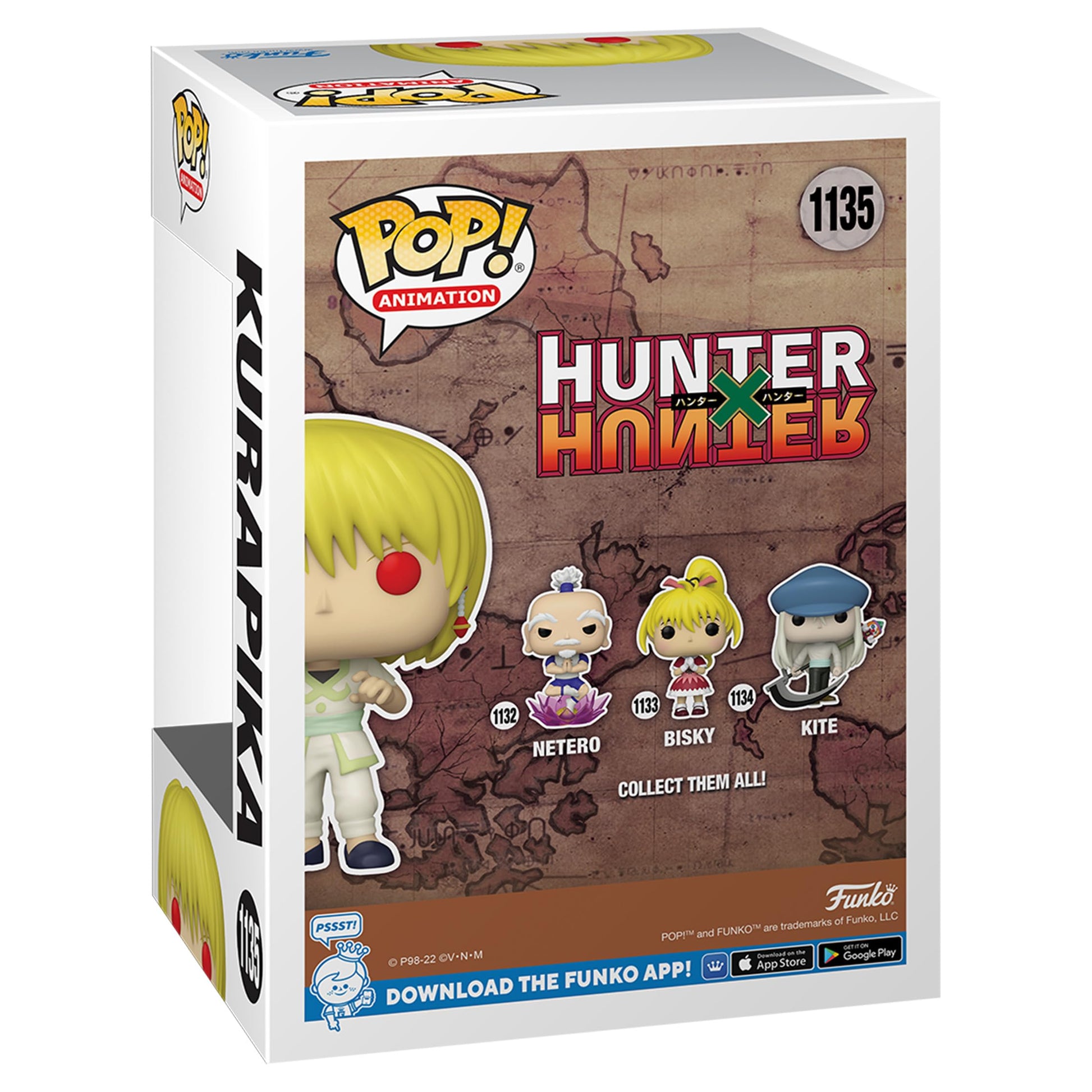 Funko Hunter x Hunter POP! Animation Kurapika Vinyl Figure #1135 [Scarlet Eyes with Chain]