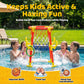 PodiuMax 2-in-1 Pool Basketball Hoop & Ring Toss Toys for Kids 4 5 6 7 8 9