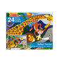 Melissa & Doug Safari Social Jumbo Floor Puzzle (24 Pieces, 2 x 3 Feet), Jigsaw Puzzle for Preschoolers and Kids Ages 3+ - FSC Certified