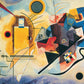 EuroGraphics, Yellow-Red-Blue (Gelb Rot Blau) by Kandinsky, 1000 Piece Puzzle