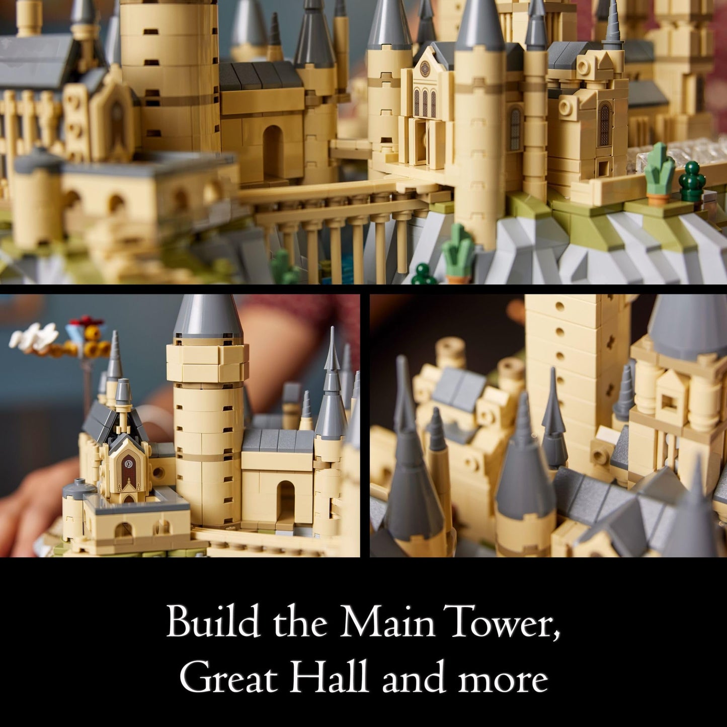 LEGO Harry Potter Hogwarts Castle and Grounds 76419 Building Set, Gift Idea for Adults, Buildable Display Model, Collectible Harry Potter Playset