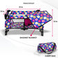 fash n kolor Doll Playpen & Crib - 22" Pink Polka Dot Baby Doll Crib Foldable Baby Doll Play Yard with Mesh Sides - Fits 18" Dolls, Pretend Nursery