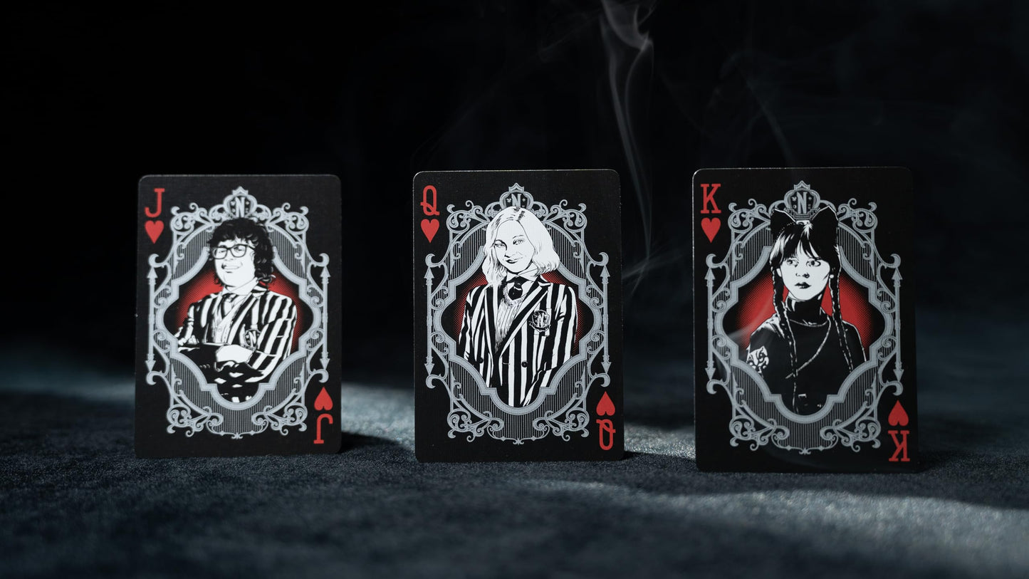 Bicycle Wednesday Addams Playing Cards, 1 Deck