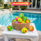 24 Pack - 2" Water Splash Balls Bomb - Mini Water Absorbent Ball - Summer Kids Pool Toys, Outdoor Water Fight Game Activities for Kids, Beach Pool