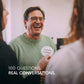 Human To Human Conversation Starter Cards | 100 Prompts for Deeper Connections | Icebreaker Card Game for Team Building, Couples & Families | Adults