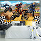 Dirt Bike Birthday Decorations, Dirt Bike Happy Birthday Banner Backdrop, Motocross Theme Backdrop Banner Party Supplies Decorations