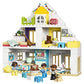 LEGO DUPLO Town Modular Playhouse 10929 Dollhouse with Furniture and a Family, Great Educational Toy for Toddlers (130 Pieces), Multicolor