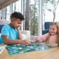 Crocodile Creek 100-Piece Jigsaw Puzzle for Kids Ages 5 and Up - Fun and Educational Table or Floor Puzzles - Heavy-Duty Box for Storage - Bunny - 15"