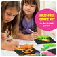 Dan&Darci Jab Jab Art Magical Princesses Kit - Gifts for 5 Year Old Girls - Arts and Crafts for Kids Ages 4-8, 4-6 - Mess-Free Craft - Birthday Gift