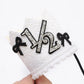 YOUAME Black Bow Half Birthday Crown- Girls Bow Cake Smash Photo Props, Silver And Black Half Way To One Party Crown Decorations, Sweet Mini Hat For 6