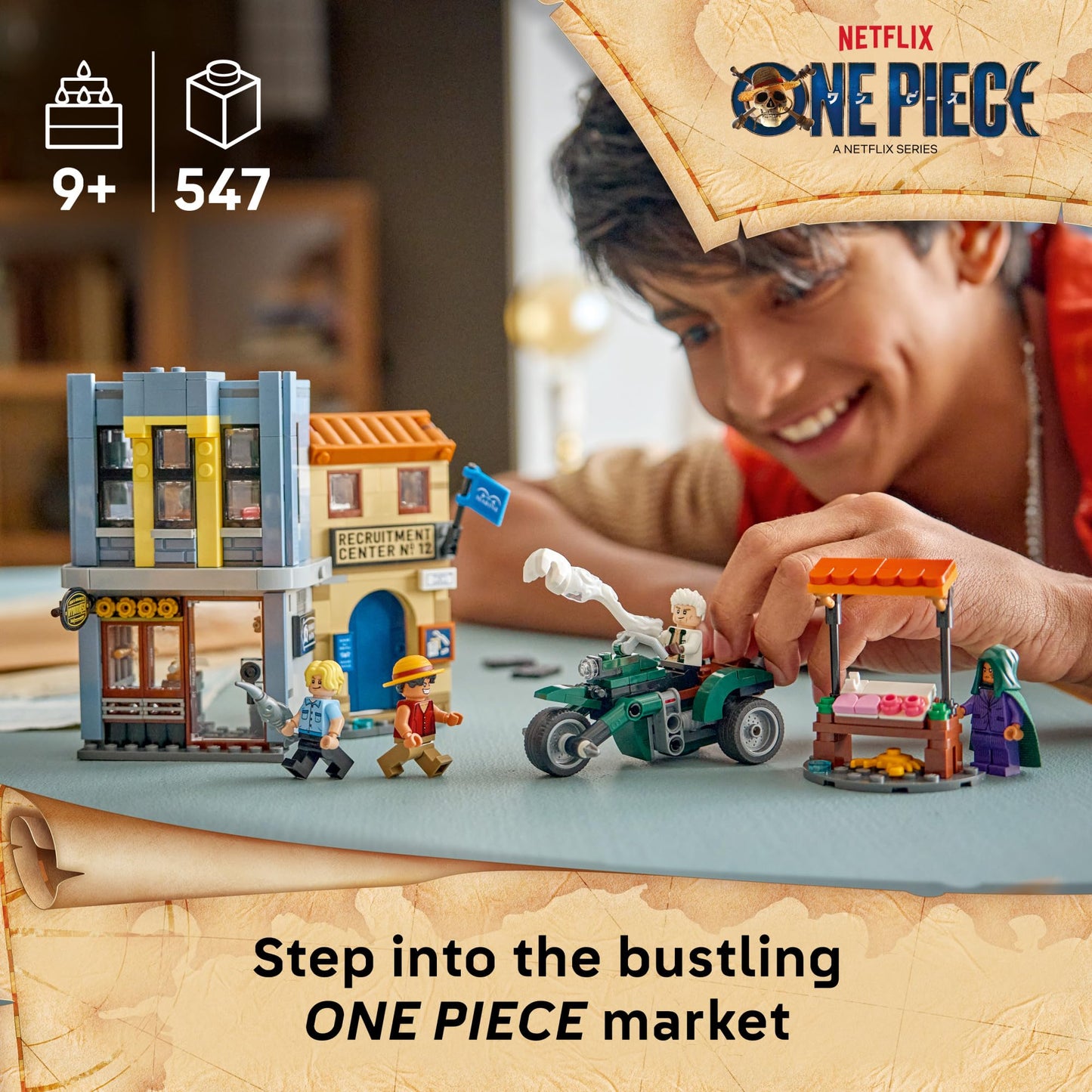 LEGO ONE PIECE Showdown with Captain Smoker 75642