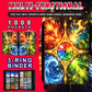 1008 Cards 9 Pocket Trading Card Binder, 3-Ring Trading Card Binder with 56 Page Removable Sleeves, High Storage Waterproof Trading Card Holder