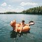 FLOAT-EH Beaver Pool Float for Adults - Beach Floats are Thick, Durable, and Vinyl Designed - Lake Floaties Inspired by The North