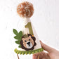 Lion Theme First Birthday Crown - Wild One Jungle Safari Decoration for Boys