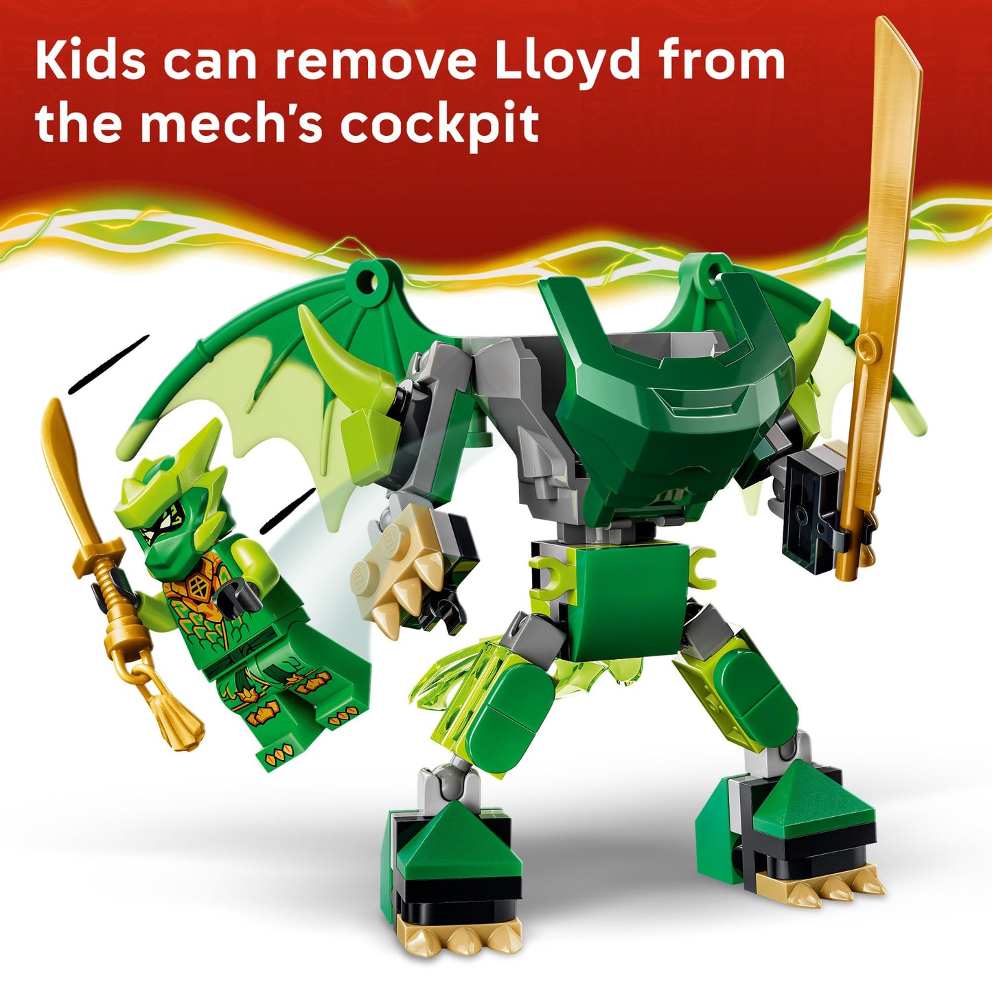 LEGO NINJAGO Lloyd's Dragon Mech Battle Pack 71862