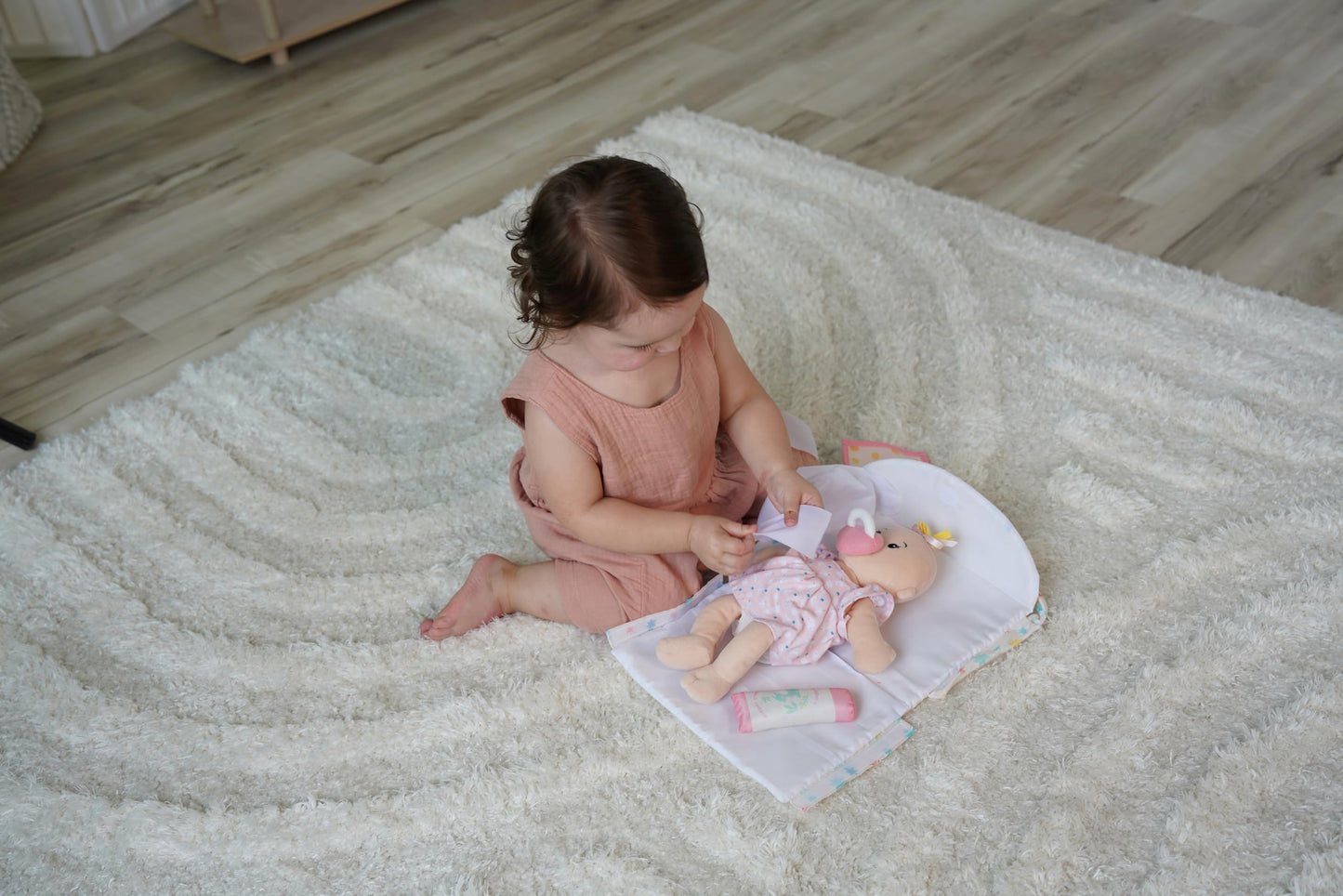 Love, Stella 6-Piece Diaper Bag Changing Mat Combo for Soft Dolls by Manhattan Toy
