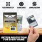 MayDay Games Mini USA Card Sleeves 41x63mm - Clear Polypropylene, 40 Micron, 400 Standard Board Game Card Sleeves- MDG-7039