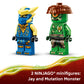 LEGO NINJAGO Jay's Dragon Mech Fight Building Toy - Pretend Play Set for Boys & Girls, Ages 4+ - Includes 2 Minifigures - Gifts for Birthdays - 71853