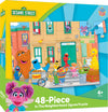 MasterPieces Sesame Street Puzzle 48 Piece for Kids - in The Neighborhood - Jigsaw Puzzle 19"x14" - Ages 3+