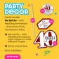 Big Dot of Happiness We Still Do - 40th Wedding Anniversary - Anniversary Party Centerpiece Sticks - Table Toppers - Set of 15