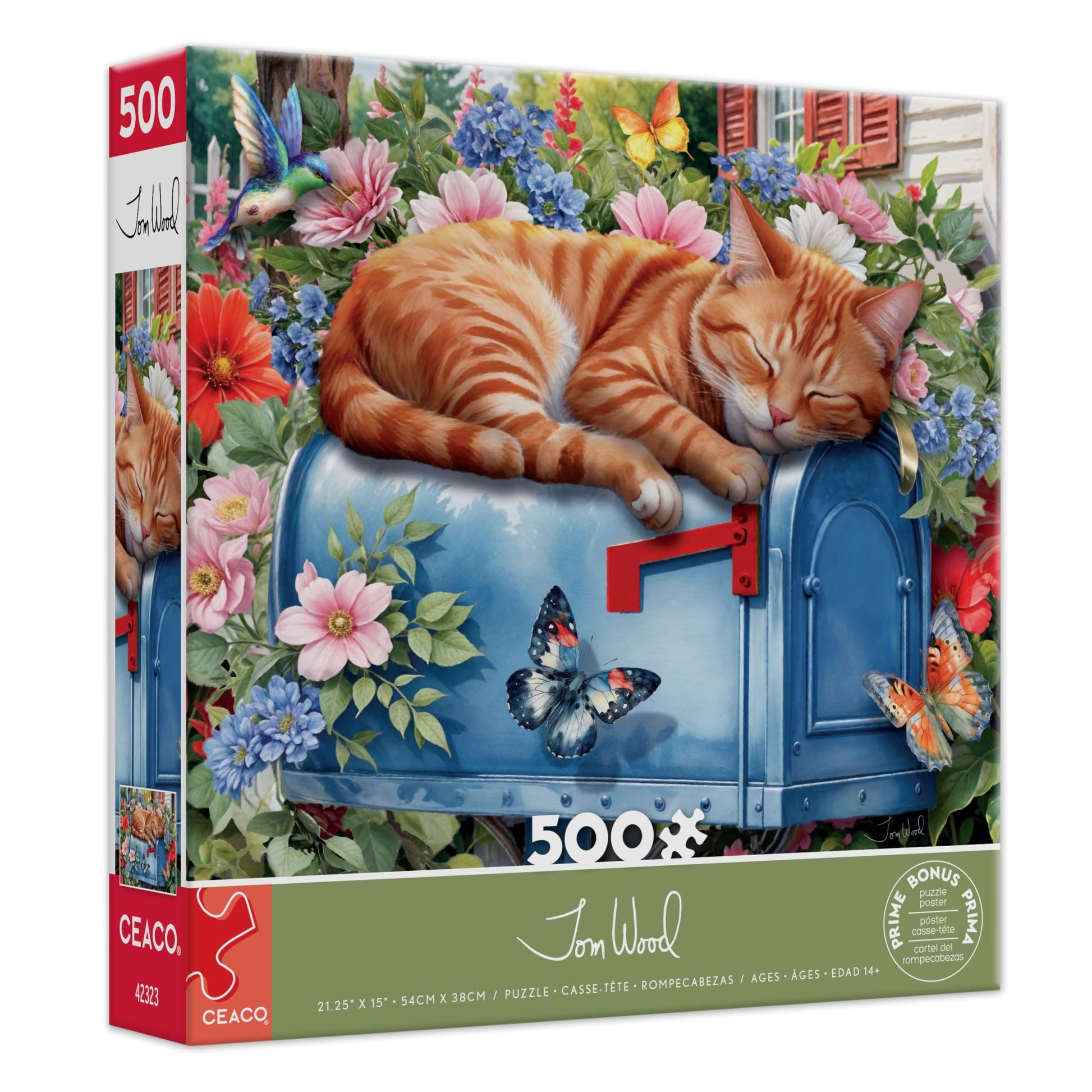 Ceaco - Cat Nap - 500 Piece Jigsaw Puzzle for Adults