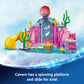 LEGO Disney Princess Ariel’s Crystal Cavern, Buildable Disney Toy Playset for Kids, Ariel Princess Mermaid Mini Doll and Fish Figure, Treasure Chest