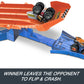 Hot Wheels Monster Truck! Survival Race! JFR07 Ride On Toy Playset with 2 Mini Cars for Ages 4+ Orange
