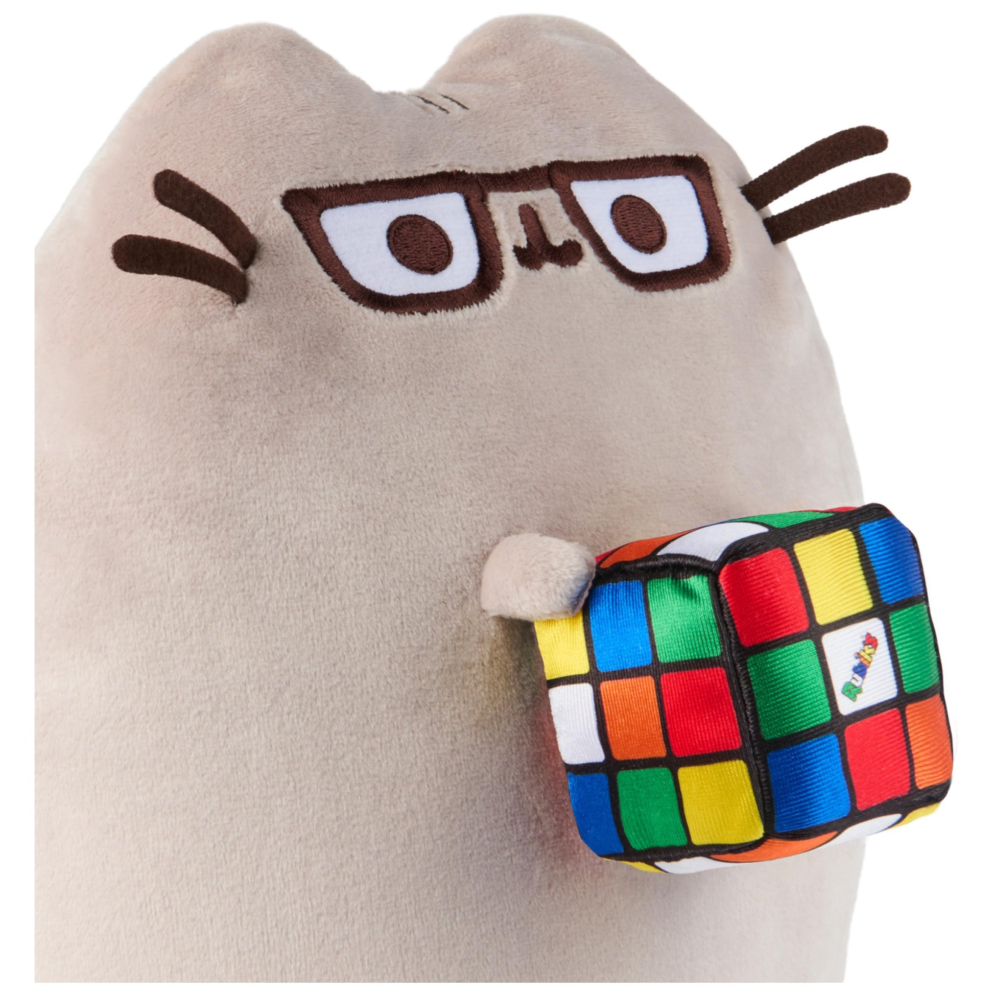 GUND Pusheen Rubik's Cube 9.5-Inch Plush Toy for Ages 8+