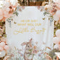 ZAIBIANHAO HE or SHE What Will Our Little Bunny Be Decal - Spring Easter Baby Shower Decorations,Some Bunny Party Decor for Balloon Archs,Rabbit Theme