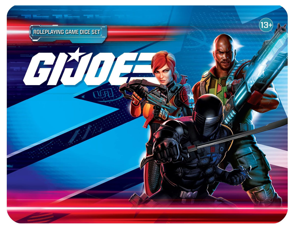Renegade Game Studios G.I. Joe RPG Dice Set, 8-Piece Polyhedral Tabletop