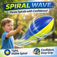 3-Pack Soft Foam Footballs for Kids, 8.5" Spiral Youth Training Balls