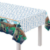 Jurassic World Into The Wild Plastic Table Cover - 54" x 96" (1 Piece) - Vibrant Dinosaur Design - Ideal for Parties & Events,