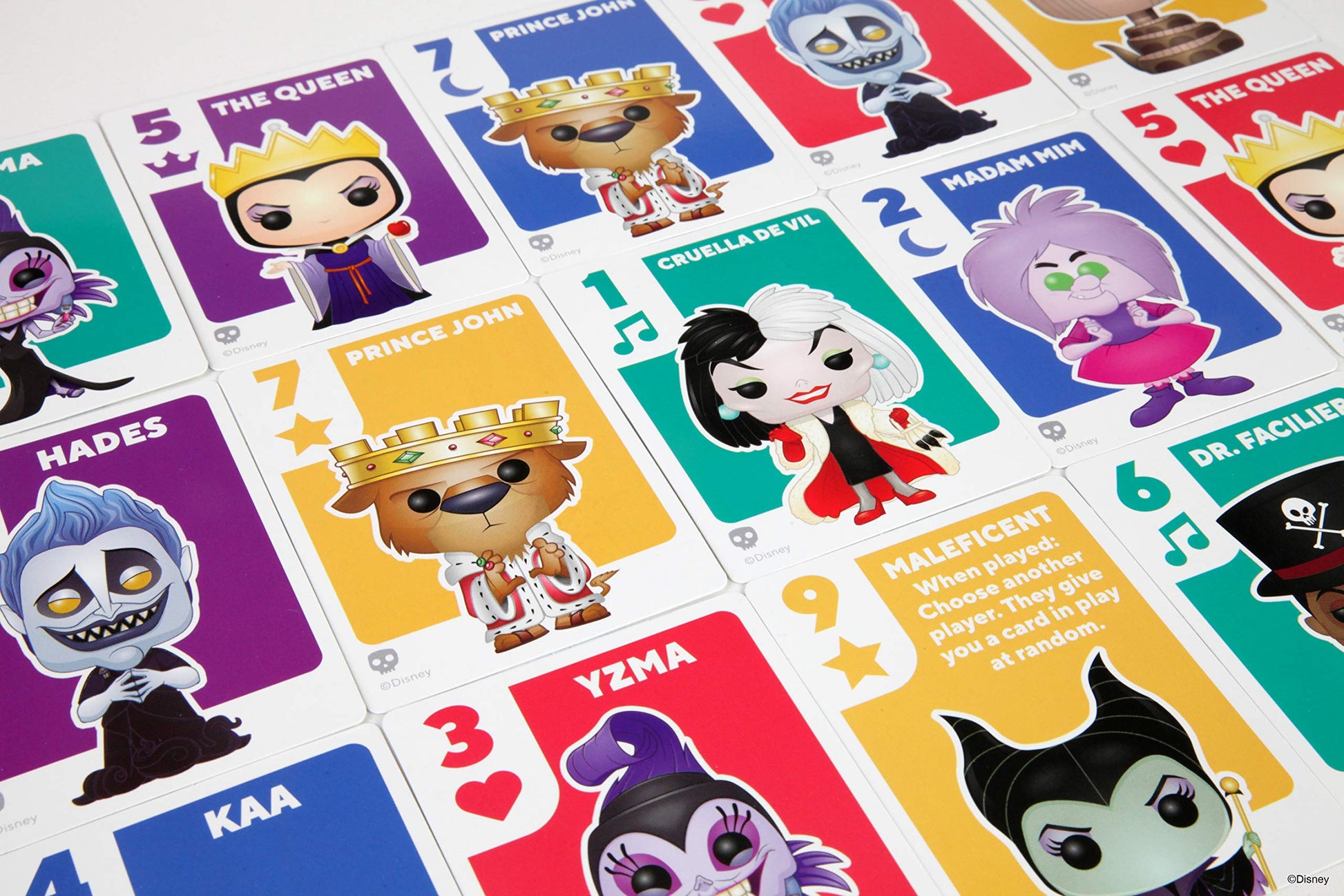 Funko Something Wild! Disney Villains with Maleficent Pocket Pop! Card Game for 2-4 Players Ages 6 and Up