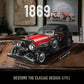 Mould King 10114 Classic Car Building Blocks Model, 1308 Pieces Vintage Car Model Toy, Creative Idea Vehicle Collectible for Adult