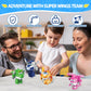 Super Wings 2" Transform-a-Bot 4-Pack, Supercharged Paul, Dizzy, Golden Boy, Mira, Airplane Toys Mini Action Figures, Preschool Toys for 3 4 5 Year