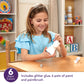 Melissa & Doug Created by Me! Decorate-Your-Own Unicorn Bank Craft Kit with 6 Pots of Paint, Glitter Glue, Paintbrush