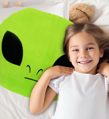 DolliBu Snug Mooshies Alien Stuffed Animal Plush Toy - Large Cuddly Space Super Squishy Soft Toys, Huggable Big Plush Animals for Girls and Boys, Cute