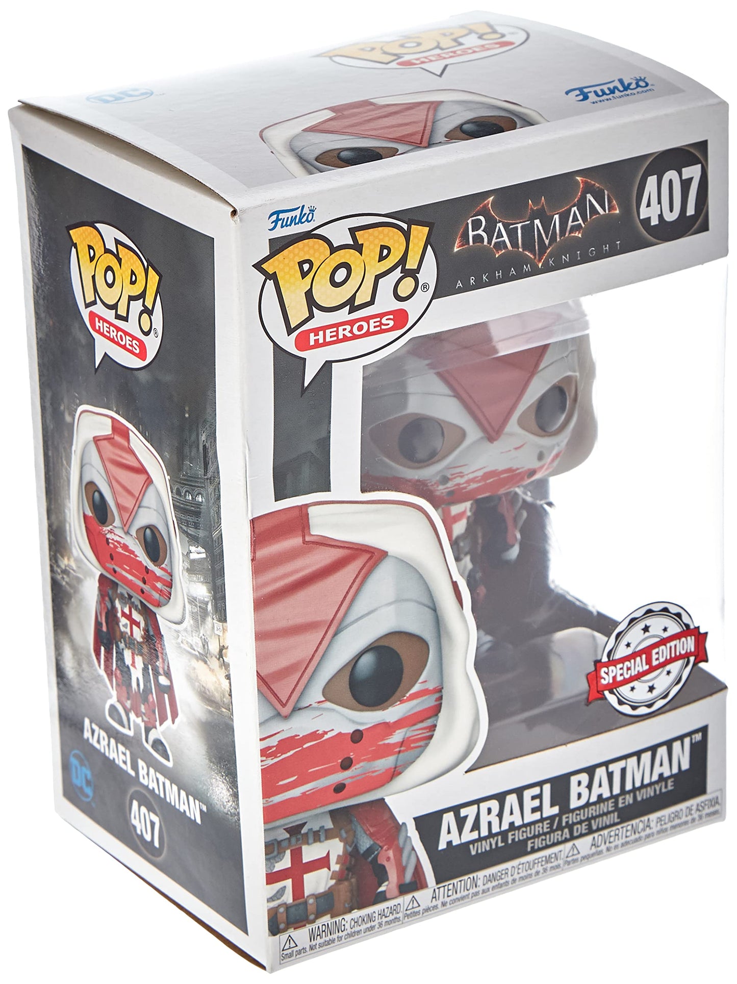 Funko Pop Heroes #407 - Batman Arkham Knight - Azrael Batman (Walgreens Exclusive)