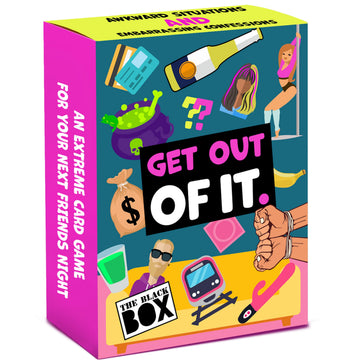Get Out of It - The Ultimate Card Games for Laughs and Group Connection | Confessions & Daring Fun, Perfect for Drinking Games, and Date Night Game