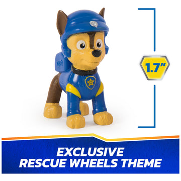 Paw Patrol: Rescue Wheels, 6-Pack Pup Squad Action Figure Gift Set, Under 2-Inch Figures, Kids Toys for Boys & Girls Ages 3 and Up